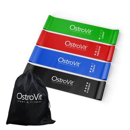 OstroVit Training Bands 4 pcs + bag