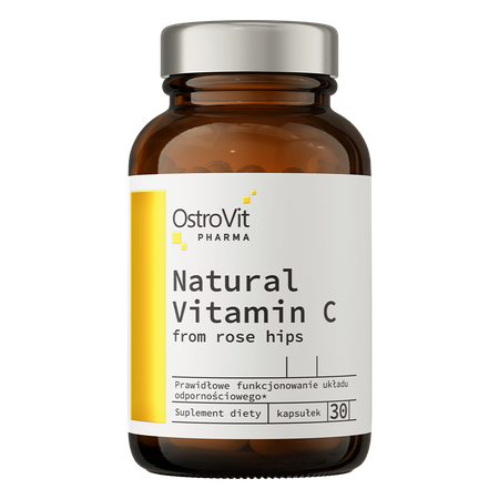 OstroVit Pharma Natural Vitamin C from Rose Hips 30 capsules