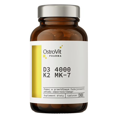 OstroVit Pharma D3 4000 IU + K2 MK-7 90 tablets