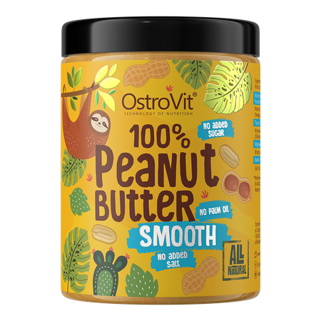 OstroVit 100% Peanut Butter Smooth 1000 g
